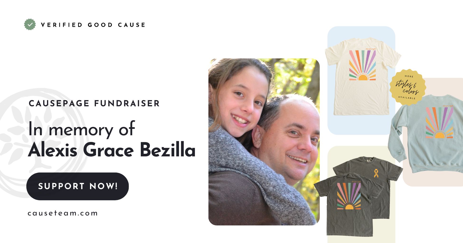 In memory of Alexis Grace Bezilla | T-Shirt Fundraiser + More