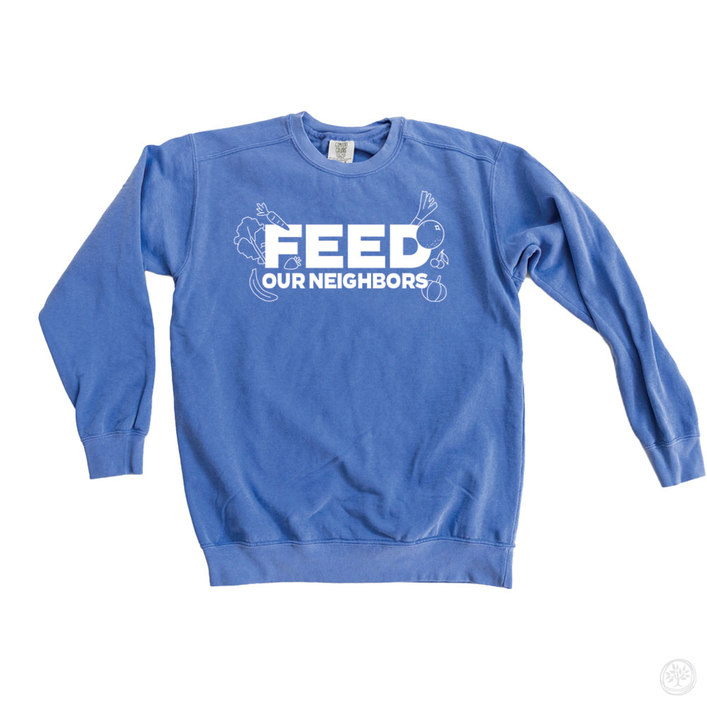 Coal Creek Feed Our Neighbors Comfort Colors Crew Sweatshirt