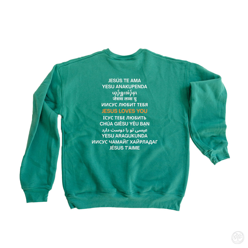 Jesus Loves You Super Soft Crew Sweatshirts