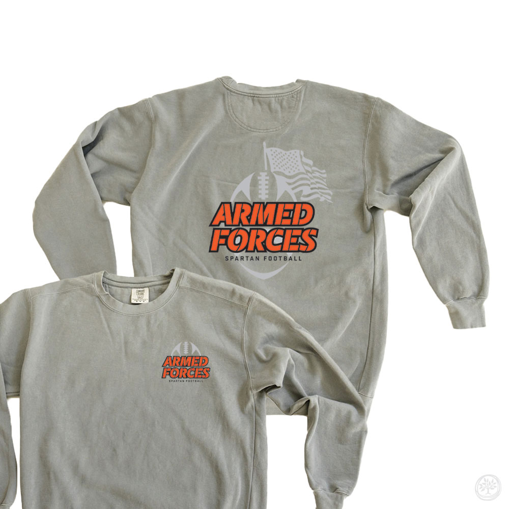 Solon Armed Forces Comfort Colors Crews