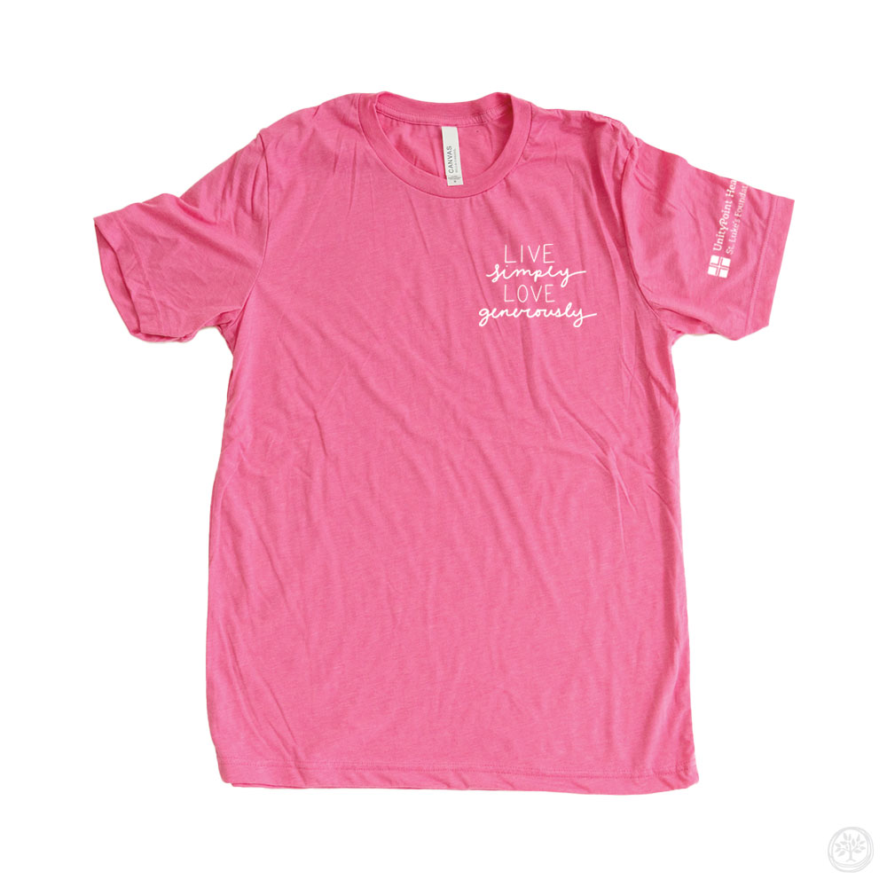 Live Simply Love Generously Super Soft Tee