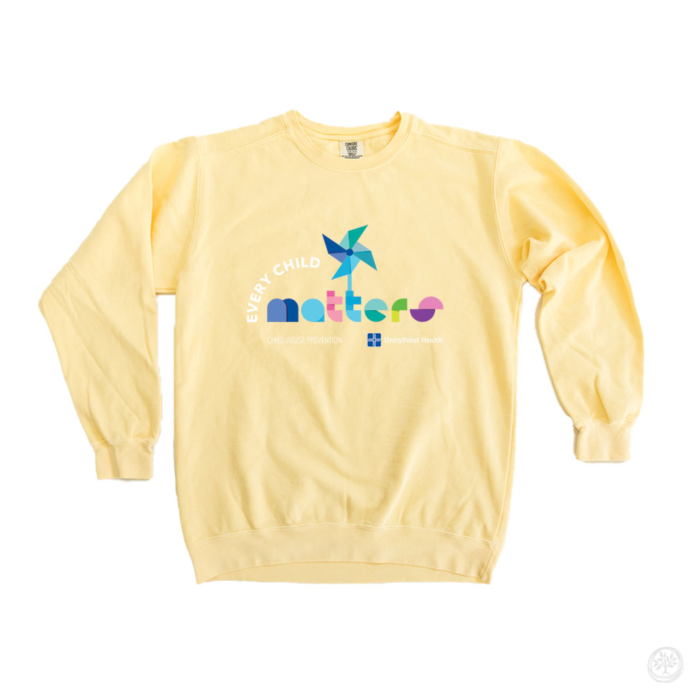 Every Child Matters – Allen Comfort Colors Crew Sweatshirt